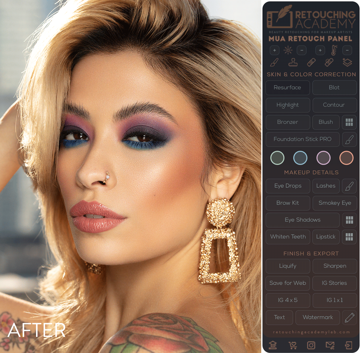MUA Retouch Panel for Adobe Photoshop Full Active