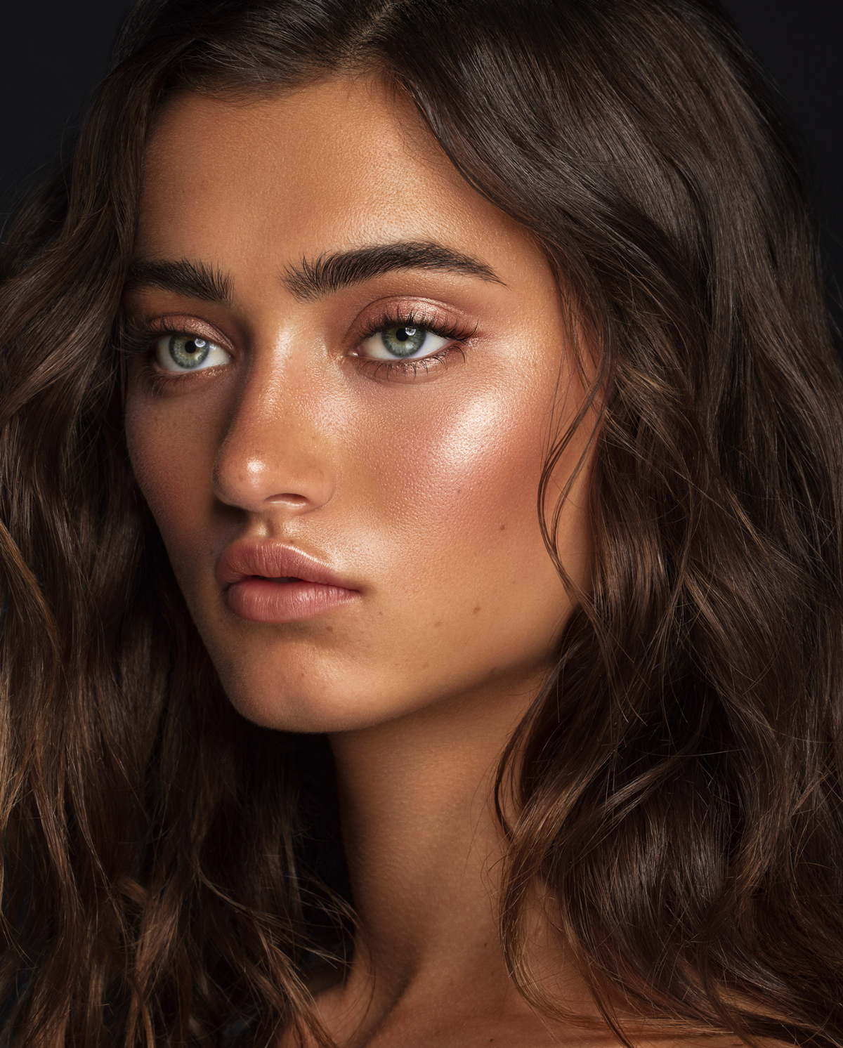 Beauty editorial portrait